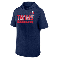 Minnesota Twins Fanatics Push Short Sleeve Pullover Hoodie - MLB