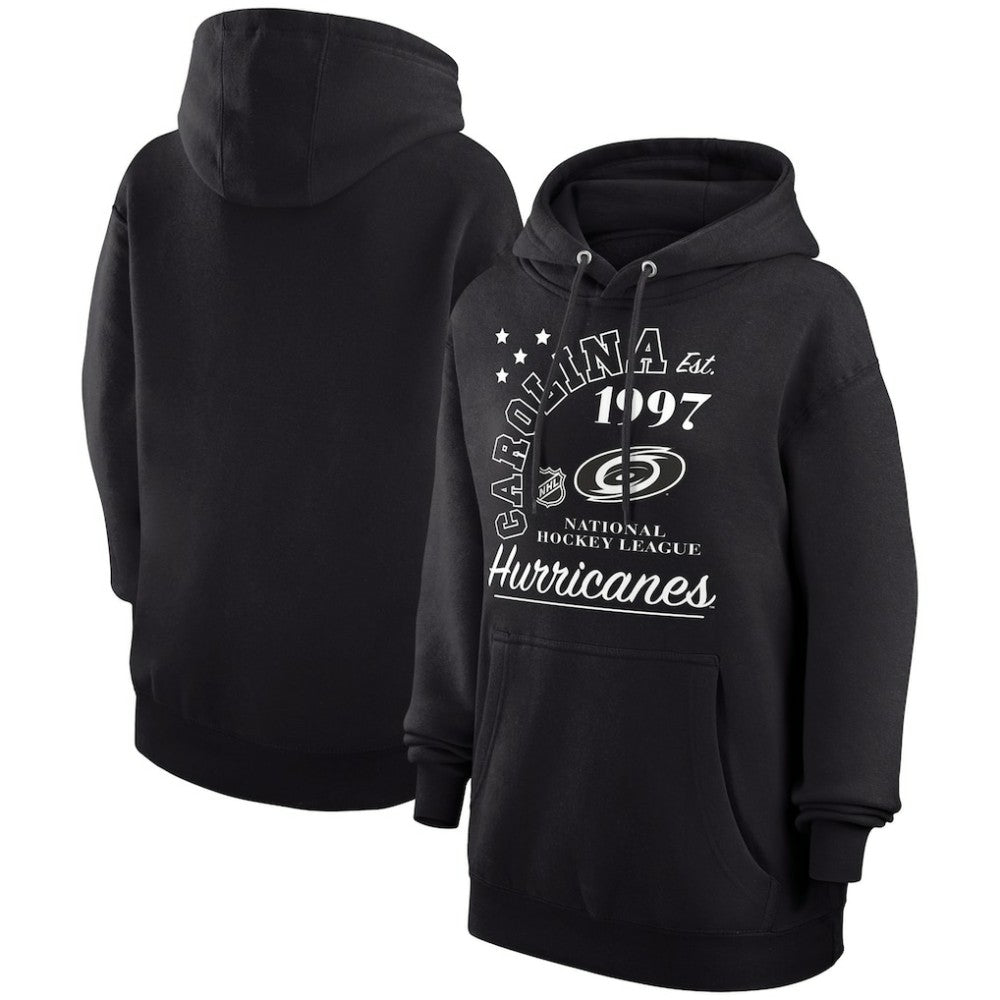 Carolina Hurricanes Starter Arch City Team Graphic Fleece Pullover Hoodie - Black - NHL