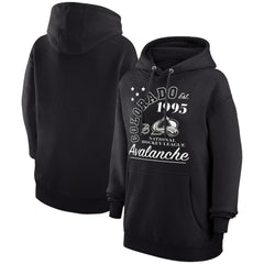 Colorado Avalanche Starter Arch City Team Graphic Fleece Pullover Hoodie - Black - NHL
