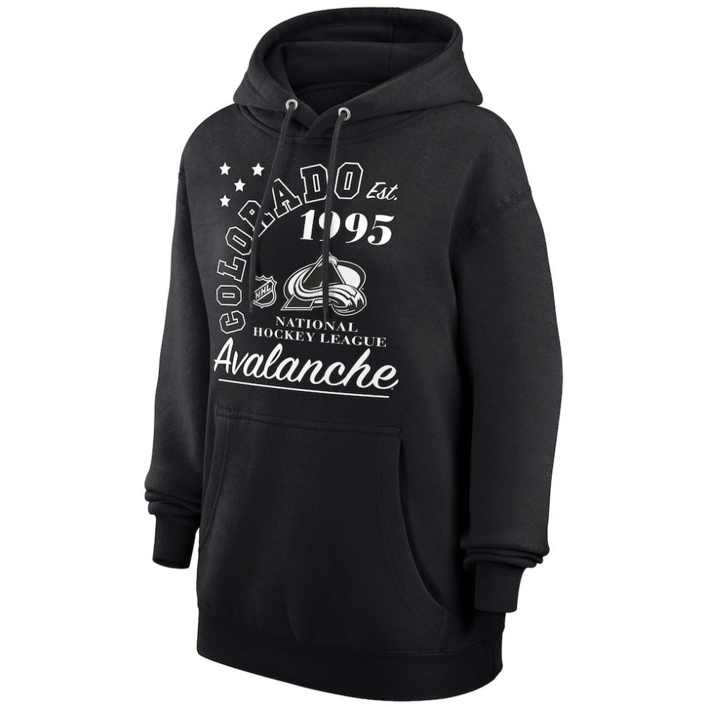 Colorado Avalanche Starter Arch City Team Graphic Fleece Pullover Hoodie - Black - NHL