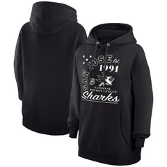 San Jose Sharks Starter Arch City Team Graphic Fleece Pullover Hoodie - Black - NHL