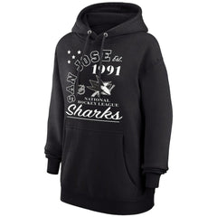San Jose Sharks Starter Arch City Team Graphic Fleece Pullover Hoodie - Black - NHL