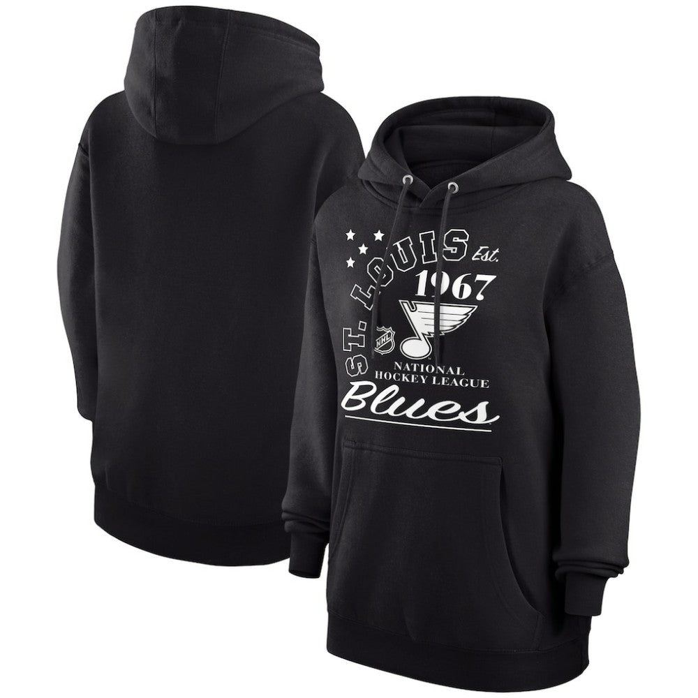 St. Louis Blues Starter Arch City Team Graphic Fleece Pullover Hoodie - Black - NHL