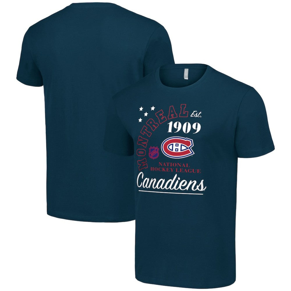 Montreal Canadiens Starter Arch City Team Graphic T-Shirt - Navy - NHL