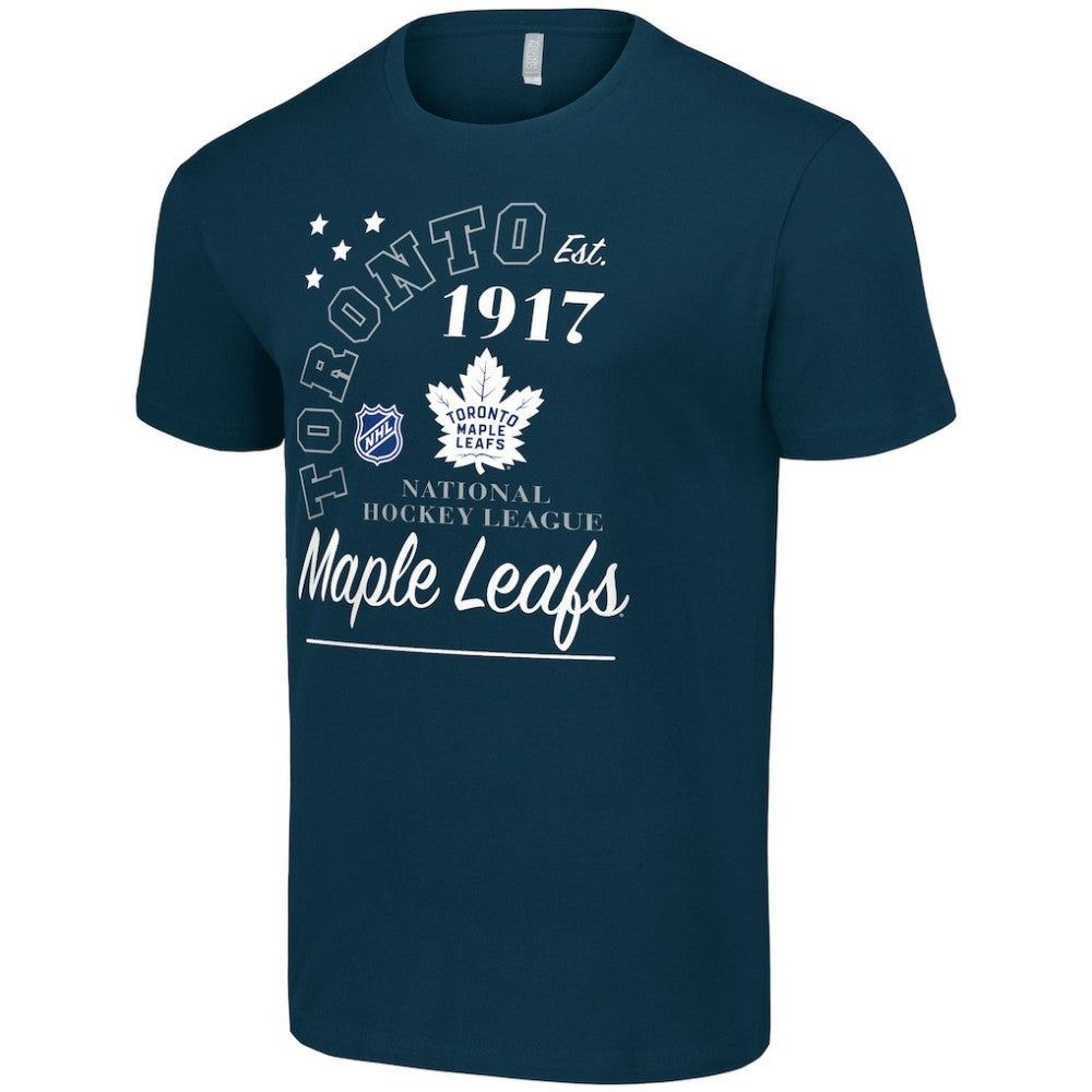 Toronto Maple Leafs Starter Arch City Team Graphic T-Shirt - Navy - NHL