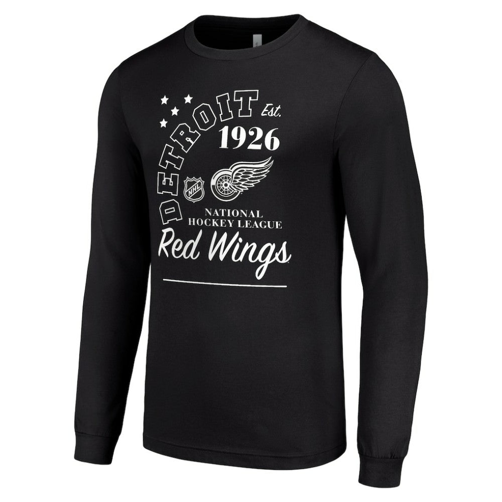 Detroit Red Wings Starter Arch City Theme Graphic Long Sleeve T-Shirt - Black - NHL