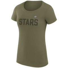 Dallas Stars G-III 4Her by Carl Banks Women's Super-Slim Fit Lightweight Dot Print Team T-Shirt - Green - NHL