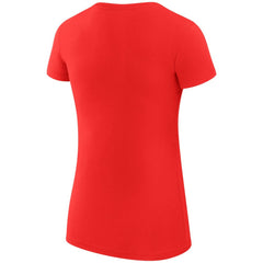 Florida Panthers G-III 4Her by Carl Banks Women's Super-Slim Fit Lightweight Dot Print Team T-Shirt - Red - NHL