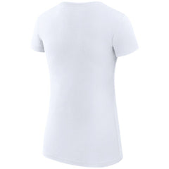 San Jose Sharks G-III 4Her by Carl Banks Women's Super-Slim Fit Lightweight Dot Print Team T-Shirt - White - NHL