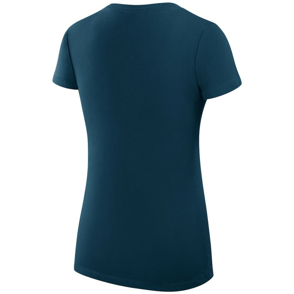 Nashville Predators G-III 4Her by Carl Banks Women's Super-Slim Fit Lightweight Dot Print Team V-Neck T-Shirt - Navy - NHL
