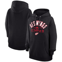 Detroit Red Wings Starter Puck Pullover Hoodie - Black - NHL