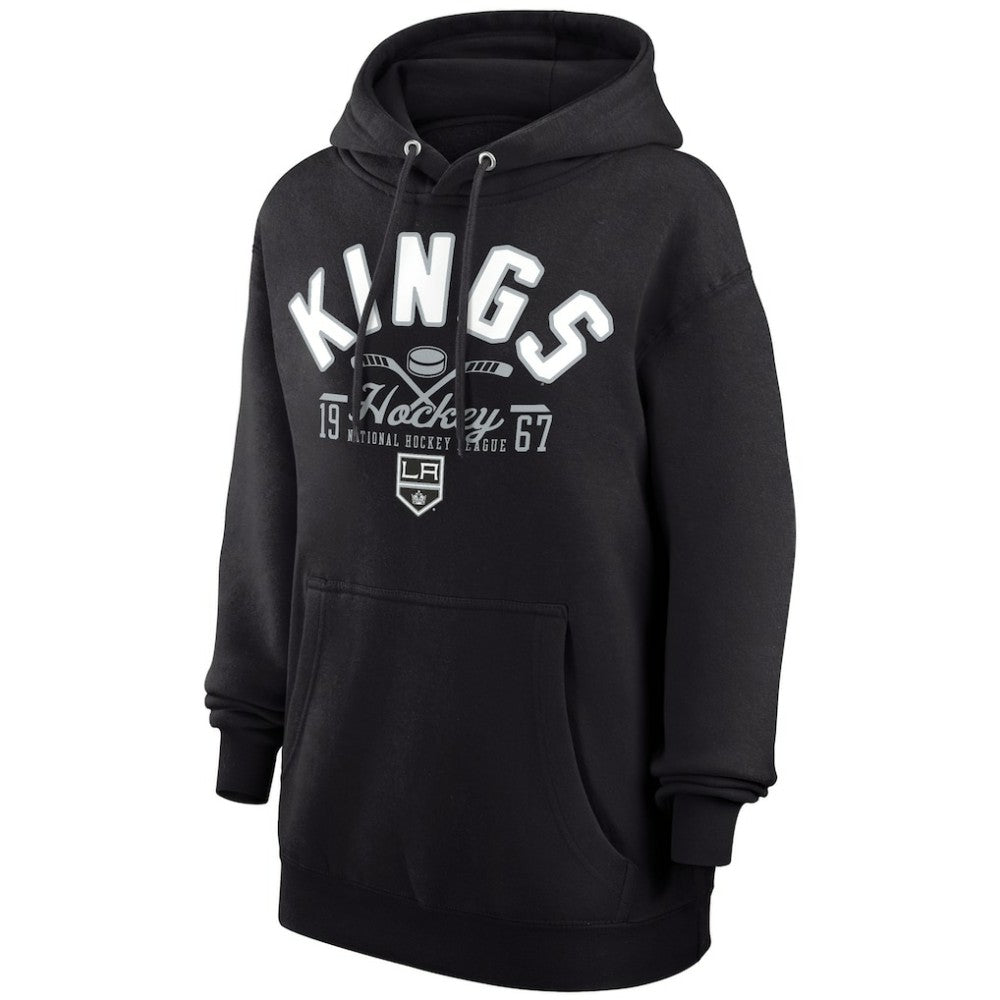Los Angeles Kings Starter Puck Pullover Hoodie - Black - NHL