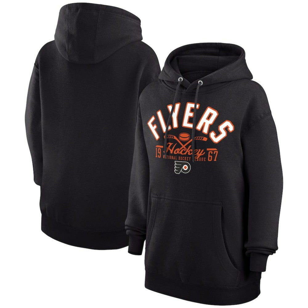Philadelphia Flyers Starter Puck Pullover Hoodie - Black - NHL