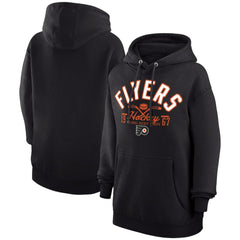 Philadelphia Flyers Starter Puck Pullover Hoodie - Black - NHL