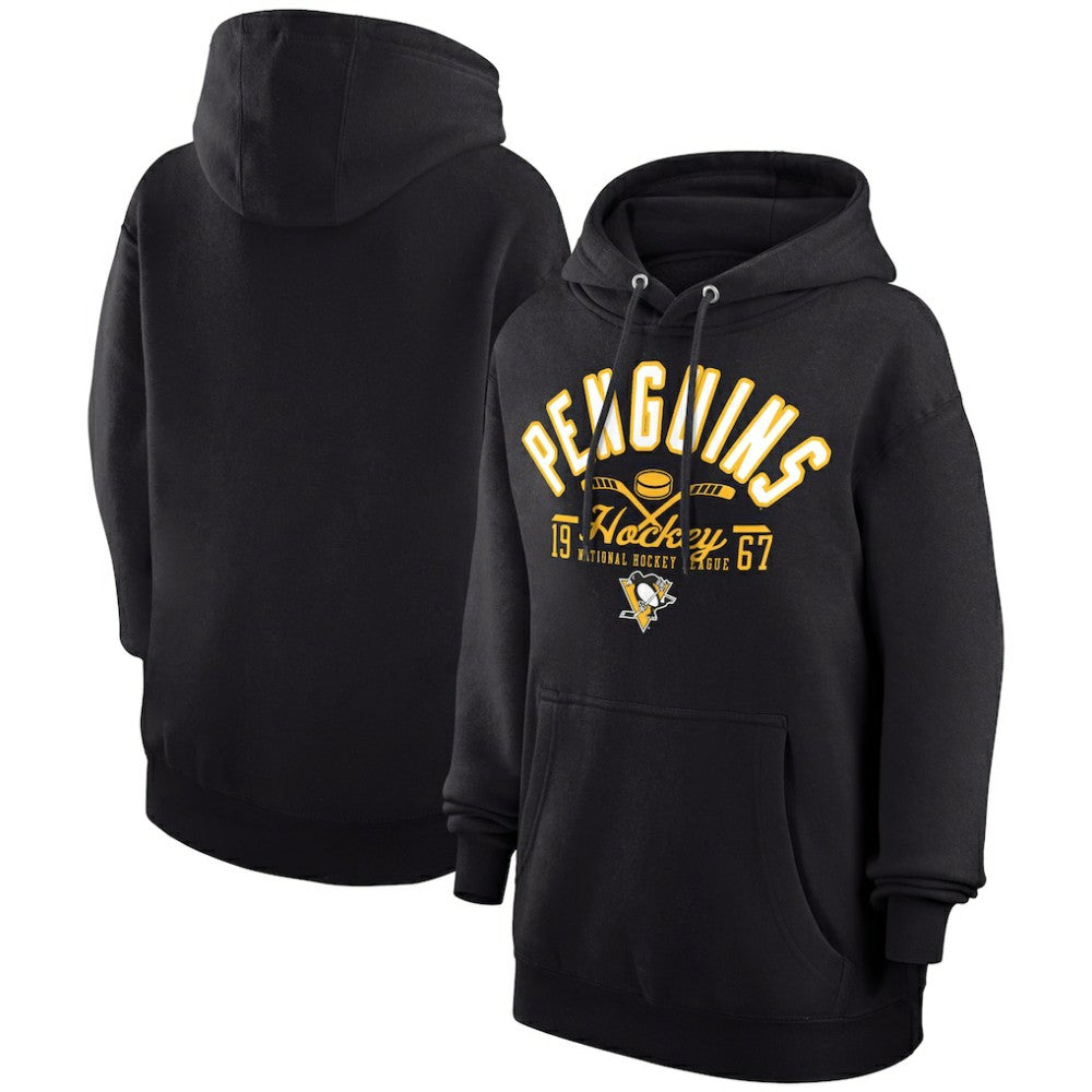 Pittsburgh Penguins Starter Puck Pullover Hoodie - Black - NHL