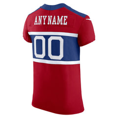 New York Giants Alternate Vapor F.U.S.E. Elite Custom Jersey Red | Nike for Sale