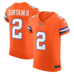 Patrick Surtain II Denver Broncos Vapor F.U.S.E. Elite Jersey Vapor F.U.S.E. Elite Jersey Orange | Nike for Sale