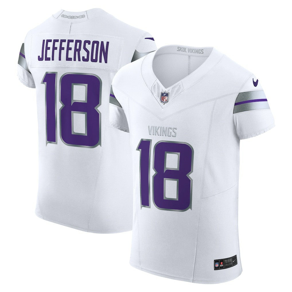 Justin Jefferson Minnesota Vikings Alternate Vapor F.U.S.E. Elite Player Jersey White | Nike for Sale