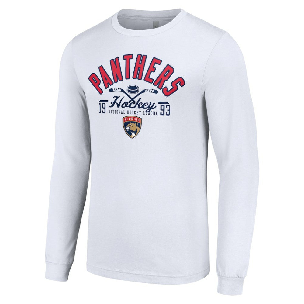 Florida Panthers Starter Puck Long Sleeve T-Shirt - White - NHL