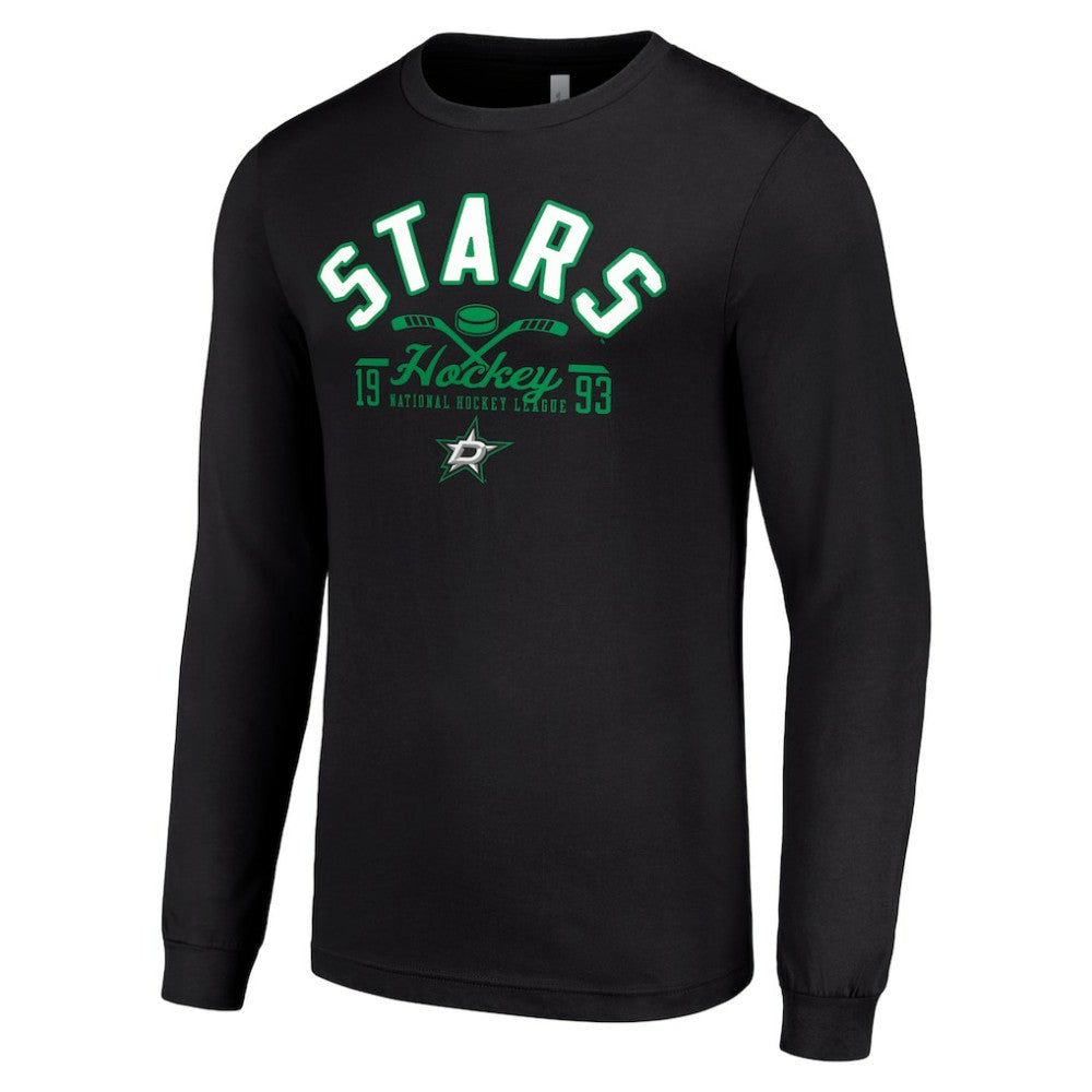 Dallas Stars Starter Puck Long Sleeve T-Shirt - Black - NHL