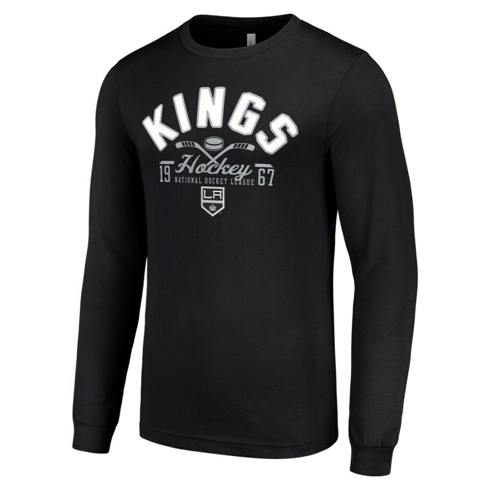 Los Angeles Kings Starter Puck Long Sleeve T-Shirt - Black - NHL
