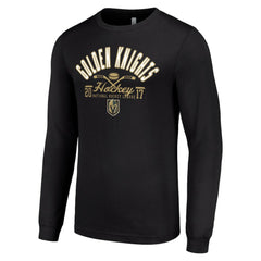 Vegas Golden Knights Starter Puck Long Sleeve T-Shirt - Black - NHL