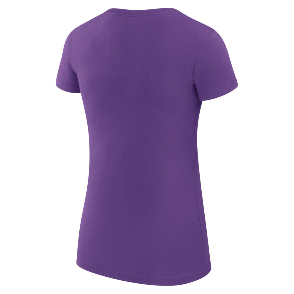 Sacramento Kings G-III 4Her by Carl Banks Women's Super-Slim Fit Lightweight Basketball Love T-Shirt Purple - NBA