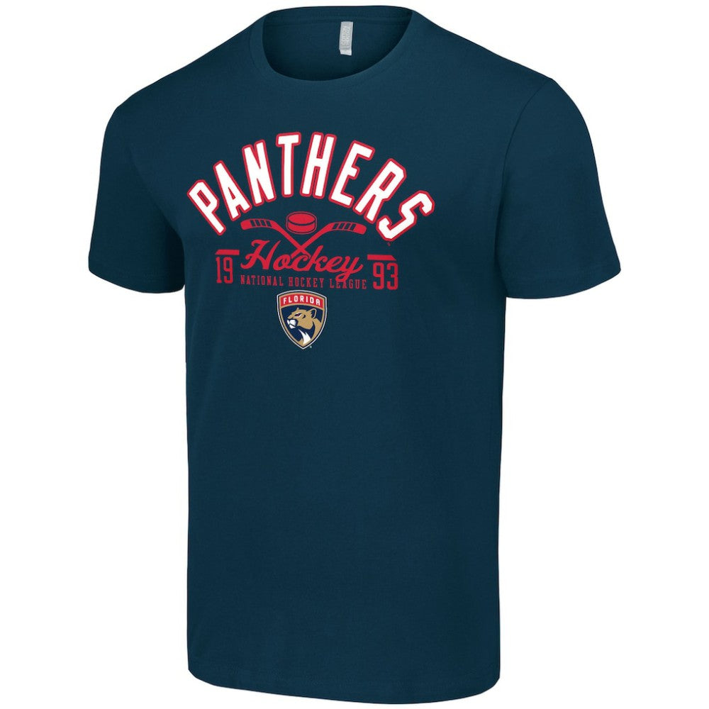 Florida Panthers Starter Half Puck T-Shirt - Navy - NHL