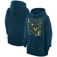 Indiana Pacers G-III 4Her by Carl Banks Women's Basketball Love Fleece Pullover Hoodie Navy - NBA