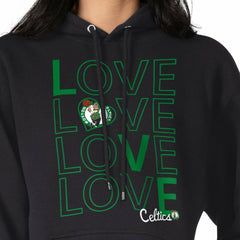 Boston Celtics G-III 4Her by Carl Banks Women's Basketball Love Fleece Pullover Hoodie Black - NBA