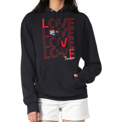 Oklahoma City Thunder G-III 4Her by Carl Banks Women's Basketball Love Fleece Pullover Hoodie Black - NBA