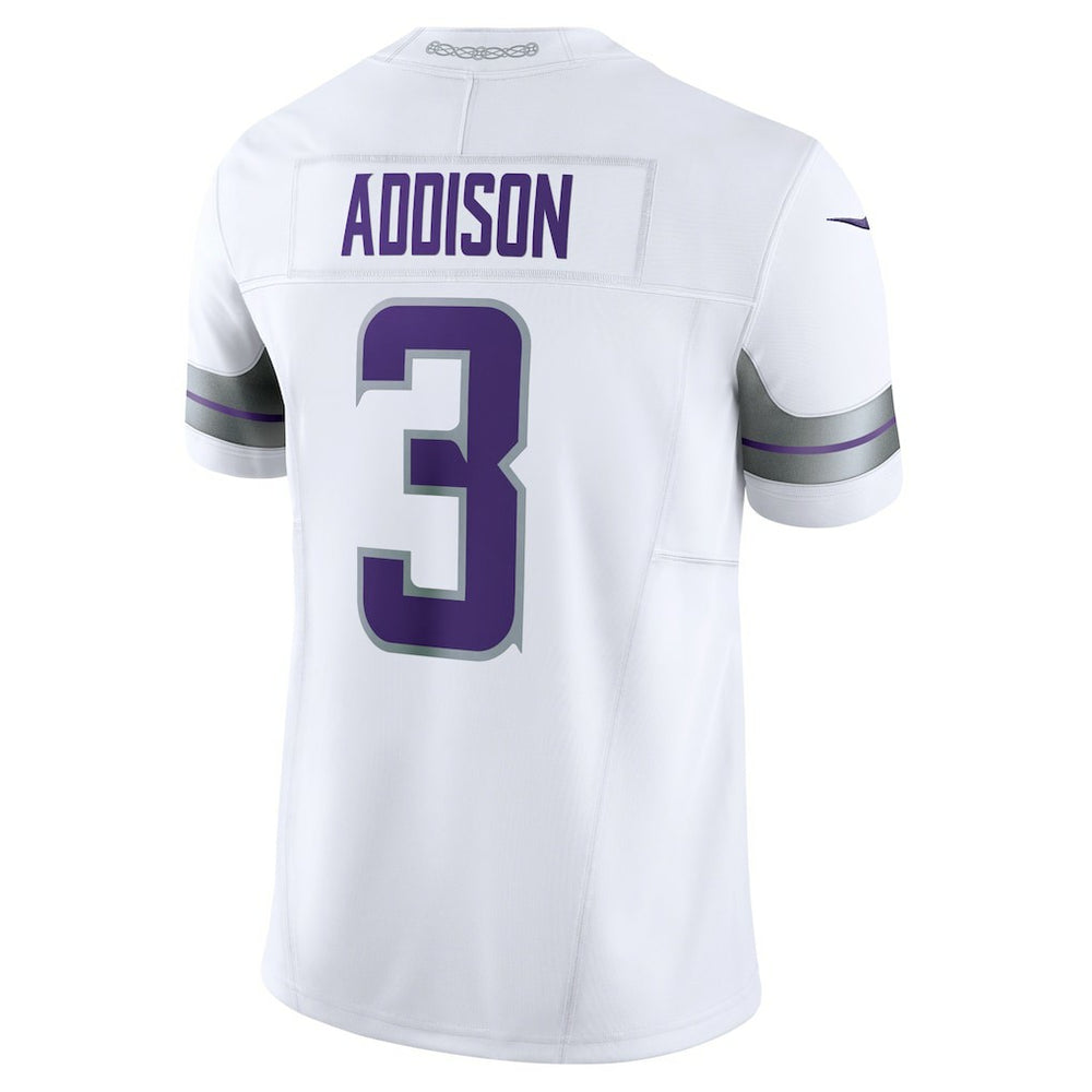 Jordan Addison Minnesota Vikings Alternate Vapor F.U.S.E. Limited Jersey White | Nike for Sale