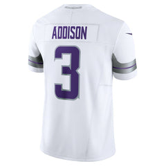 Jordan Addison Minnesota Vikings Alternate Vapor F.U.S.E. Limited Jersey White | Nike for Sale