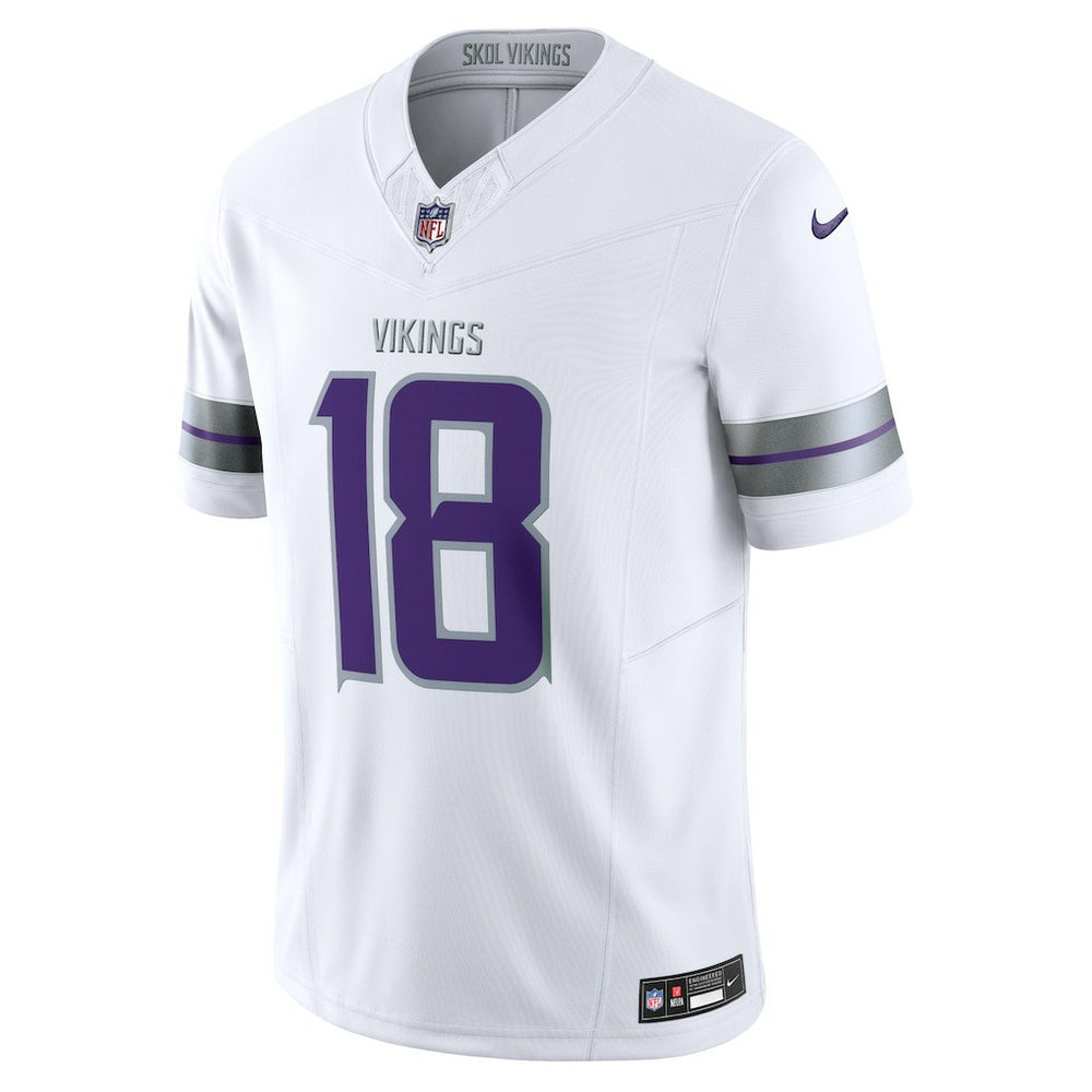 Justin Jefferson Minnesota Vikings Alternate Vapor F.U.S.E. Limited Jersey White | Nike for Sale