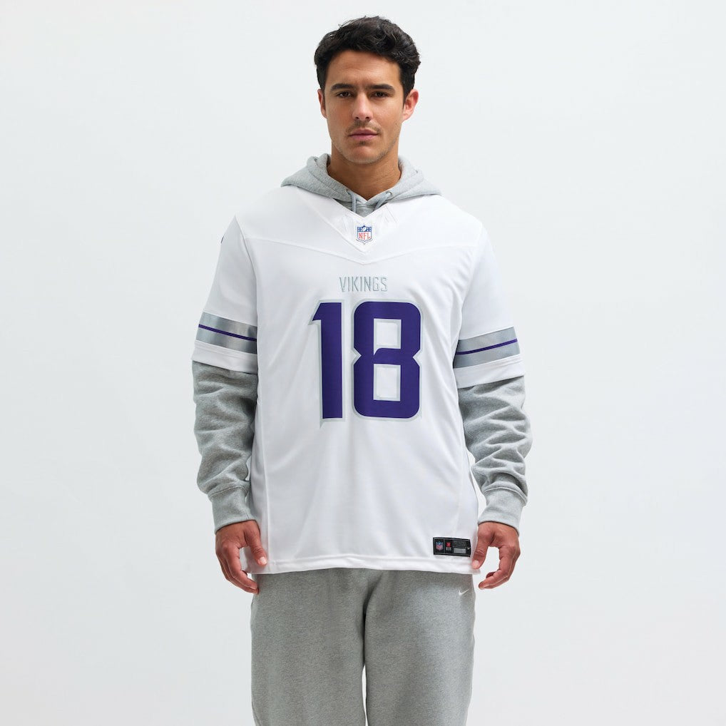 Justin Jefferson Minnesota Vikings Alternate Vapor F.U.S.E. Limited Jersey White | Nike for Sale