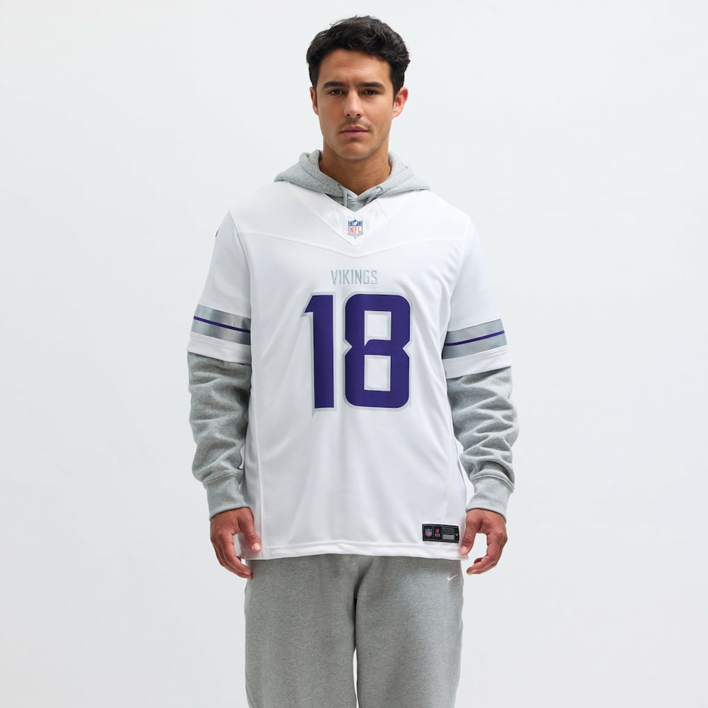 Justin Jefferson Minnesota Vikings Alternate Vapor F.U.S.E. Limited Jersey White | Nike for Sale