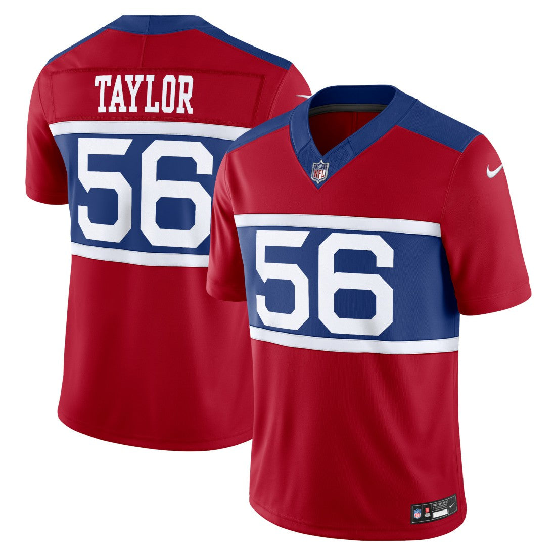 Lawrence Taylor New York Giants Alternate Vapor F.U.S.E. Retired Player Limited Jersey Century Red | Nike for Sale