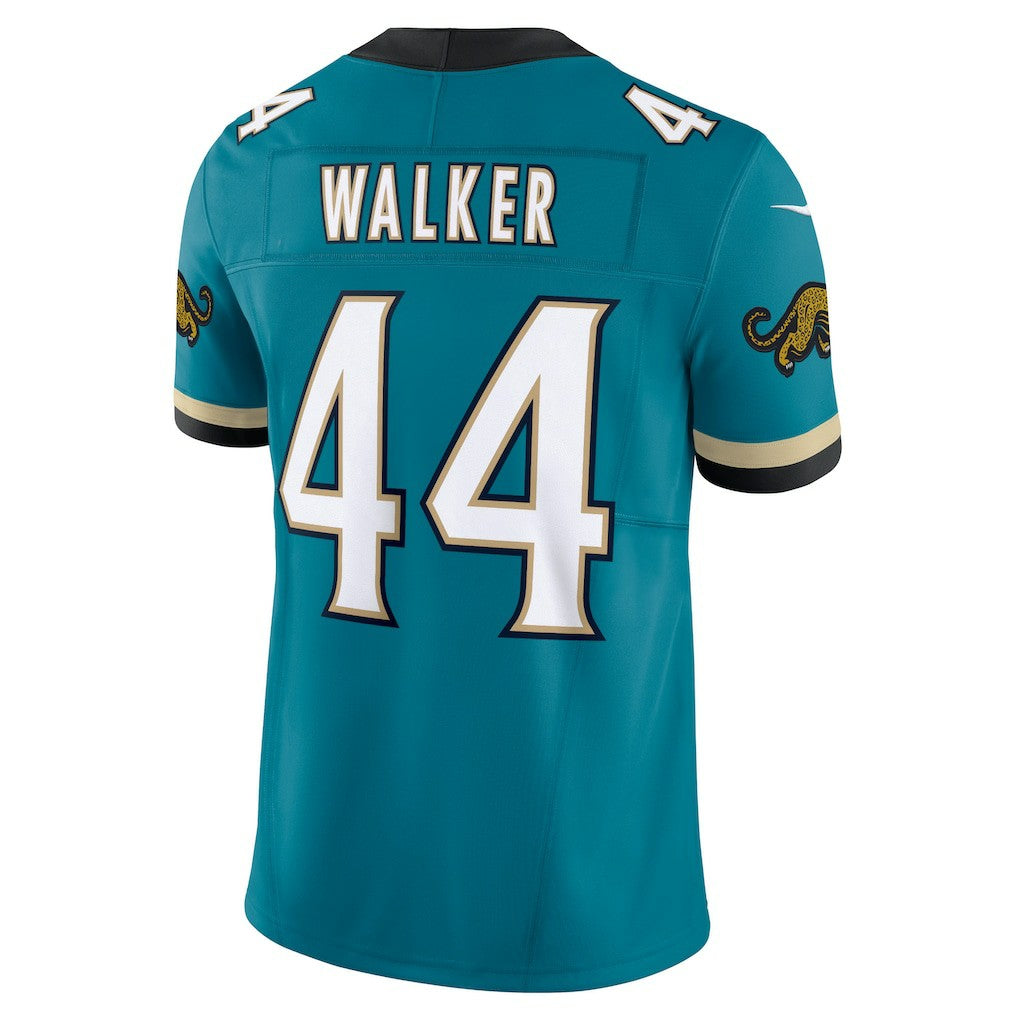 Travon Walker Jacksonville Jaguars Prowler Throwback Vapor F.U.S.E. Limited Jersey Teal | Nike for Sale