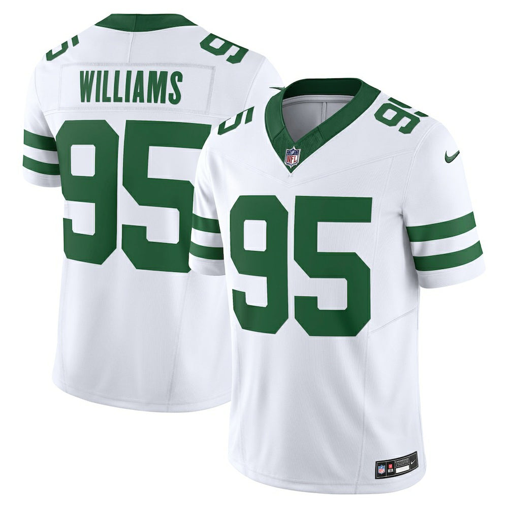 Quinnen Williams New York Jets Vapor F.U.S.E. Limited Jersey Legacy White | Nike for Sale