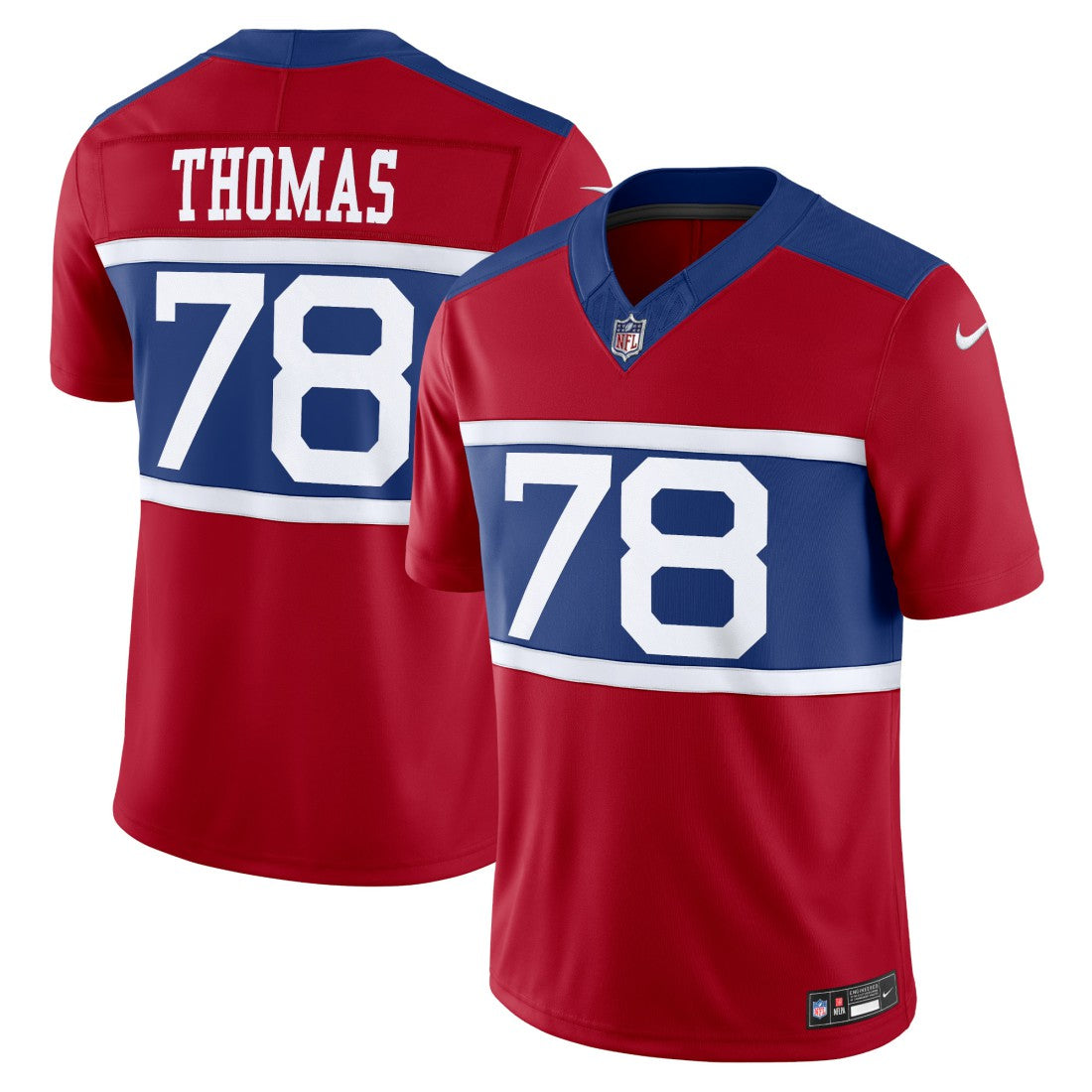 Andrew Thomas New York Giants Alternate Vapor F.U.S.E. Limited Jersey Century Red | Nike for Sale