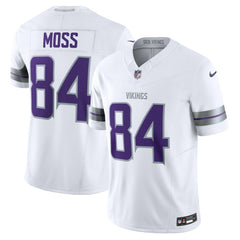 Randy Moss Minnesota Vikings Alternate Vapor F.U.S.E. Retired Player Limited Jersey White | Nike for Sale