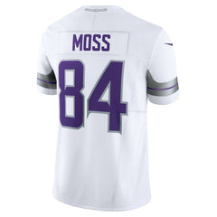 Randy Moss Minnesota Vikings Alternate Vapor F.U.S.E. Retired Player Limited Jersey White | Nike for Sale