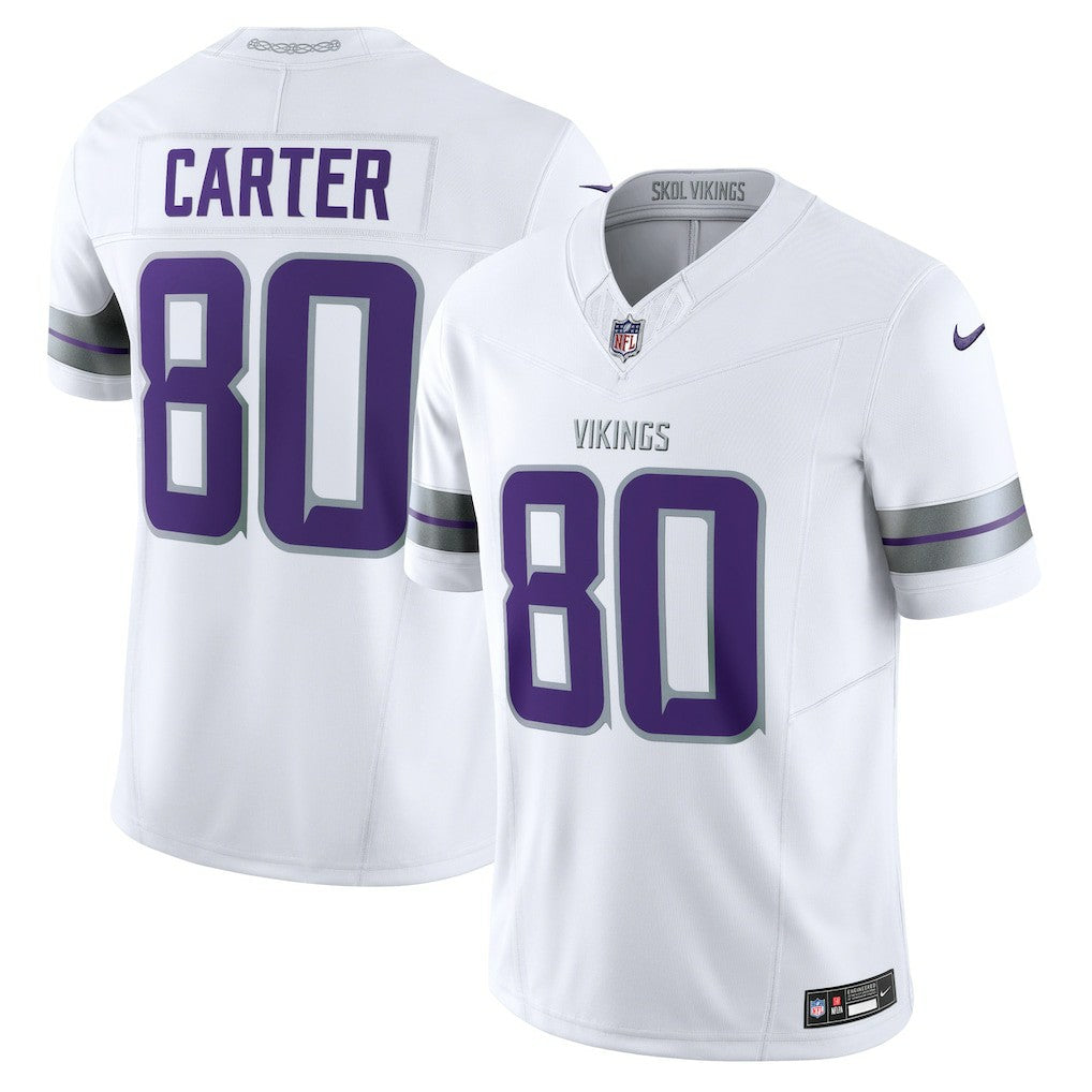 Cris Carter Minnesota Vikings Alternate Vapor F.U.S.E. Retired Player Limited Jersey White | Nike for Sale