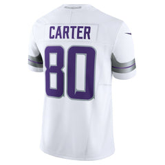 Cris Carter Minnesota Vikings Alternate Vapor F.U.S.E. Retired Player Limited Jersey White | Nike for Sale
