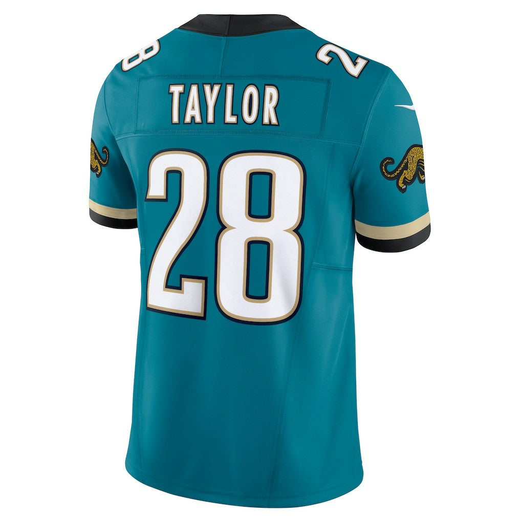 Fred Taylor Jacksonville Jaguars Prowler Throwback Vapor F.U.S.E. Limited Retired Player Jersey Teal | Nike for Sale