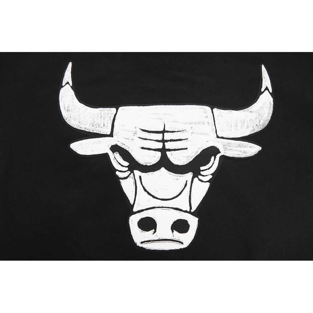 Chicago Bulls Pro Standard Women's 2023/24 City Edition Cropped Pullover Hoodie Black - NBA