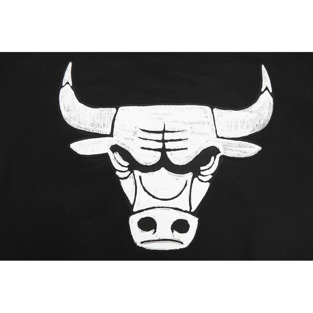 Chicago Bulls Pro Standard Women's 2023/24 City Edition Cropped Pullover Hoodie Black - NBA