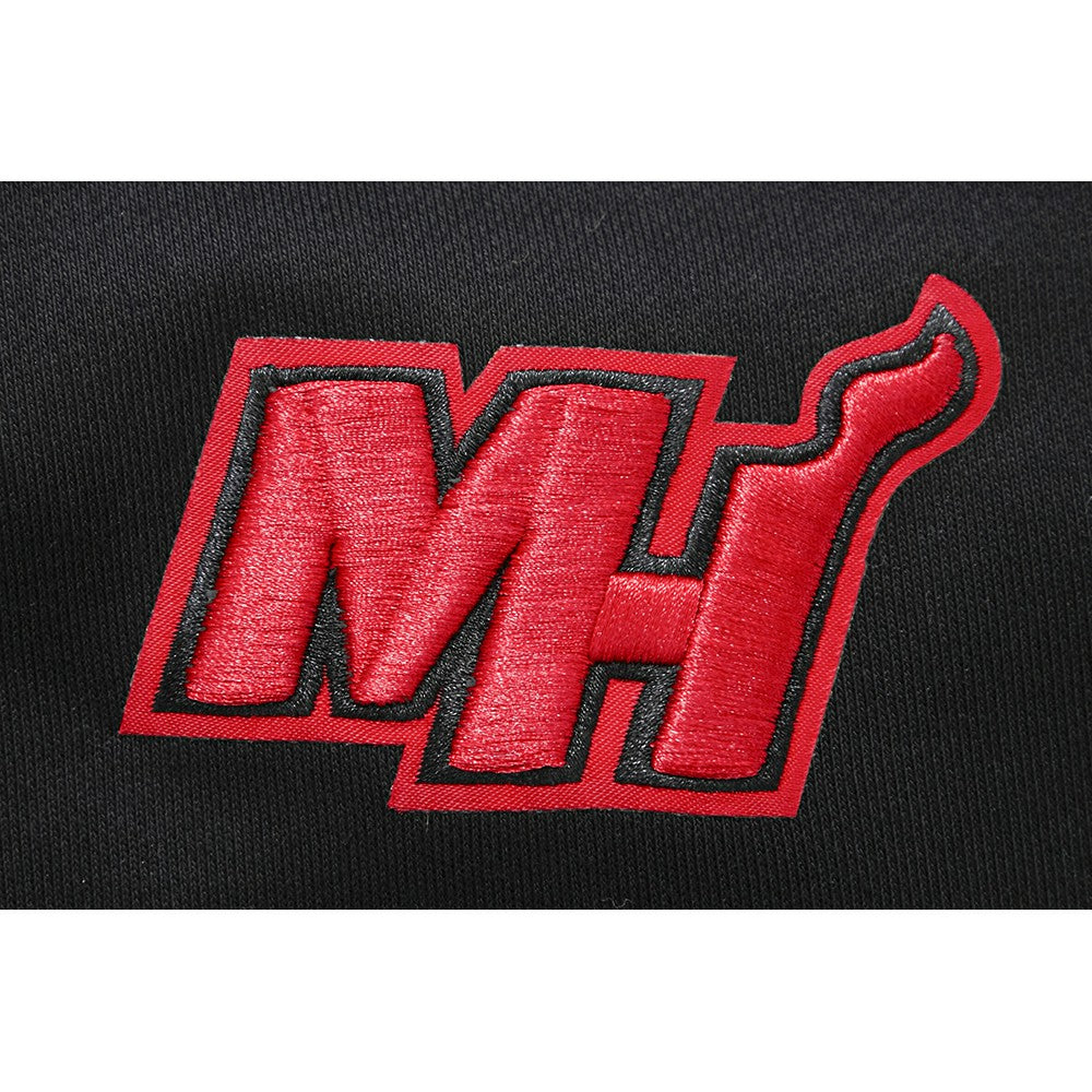 Miami Heat Pro Standard Women's 2023/24 City Edition Cropped Pullover Hoodie Black - NBA