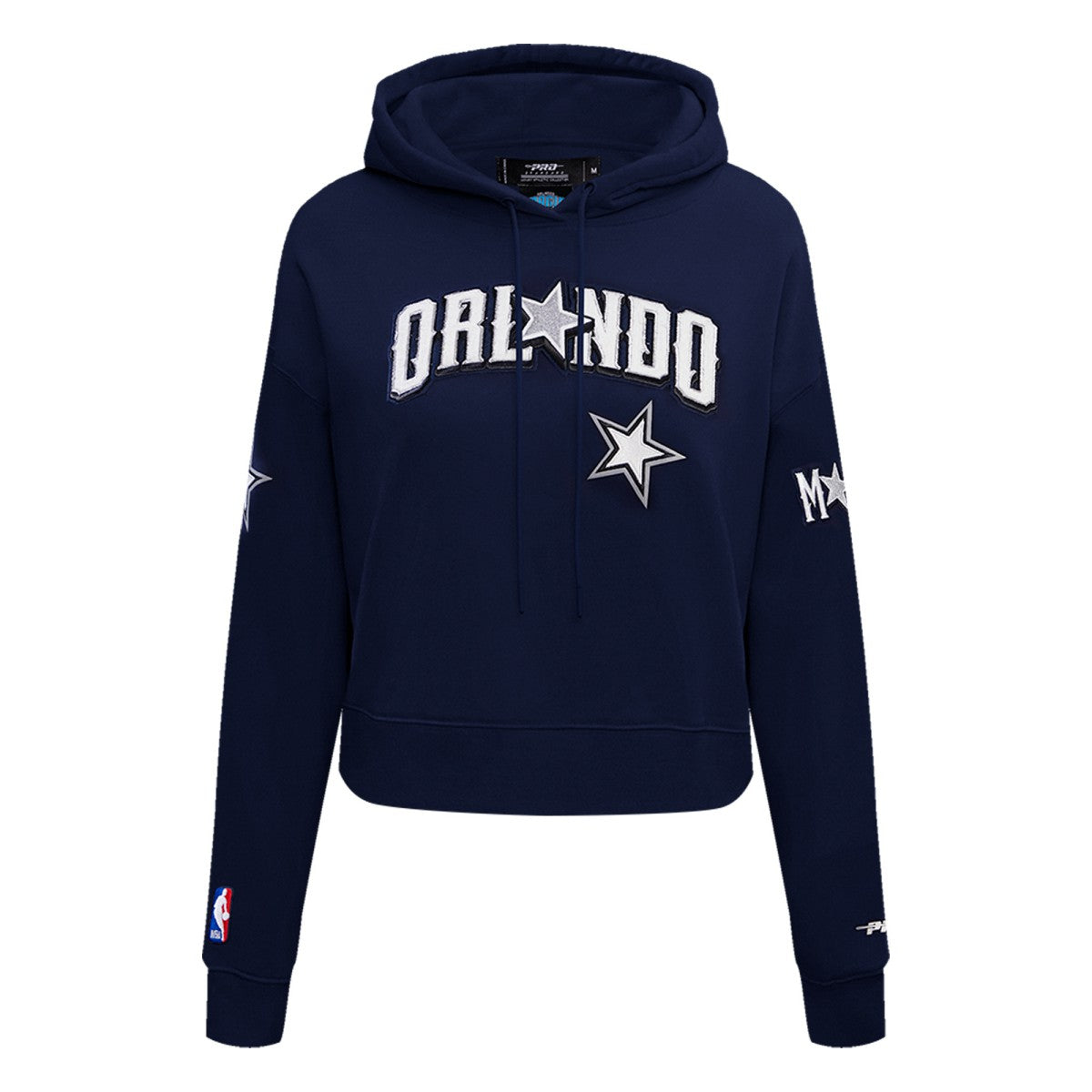 Orlando Magic Pro Standard Women's 2023/24 City Edition Cropped Pullover Hoodie Navy - NBA
