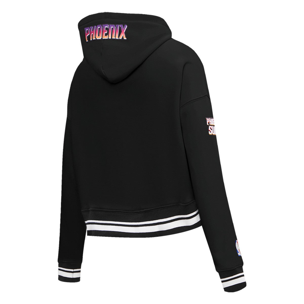Phoenix Suns Pro Standard Women's 2023/24 City Edition Cropped Pullover Hoodie Black - NBA